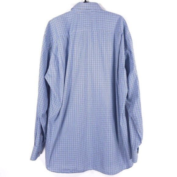 St. Croix‎ ITALY🇮🇹MADE Plaid Button Up Long Sleeve Shirt Size XL - Picture 3 of 8